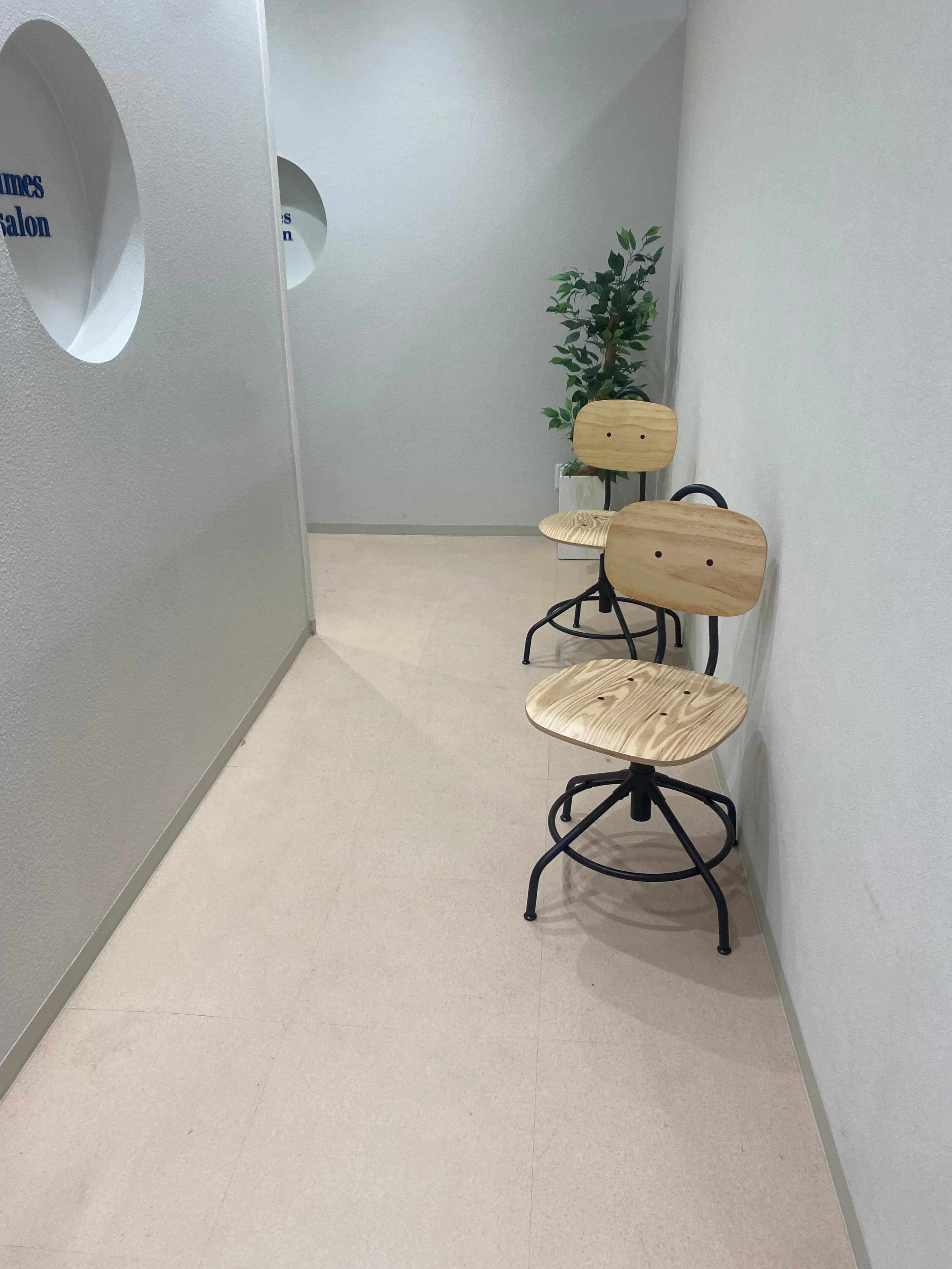 ウェイティングスペースの様子